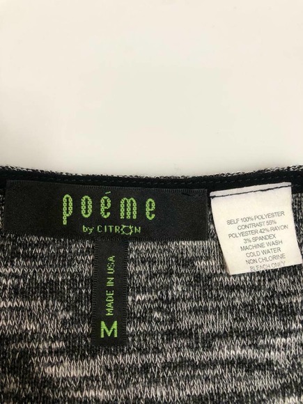 Poeme by Citron Floral Open Front Kimono Top M - Picture 3 of 6